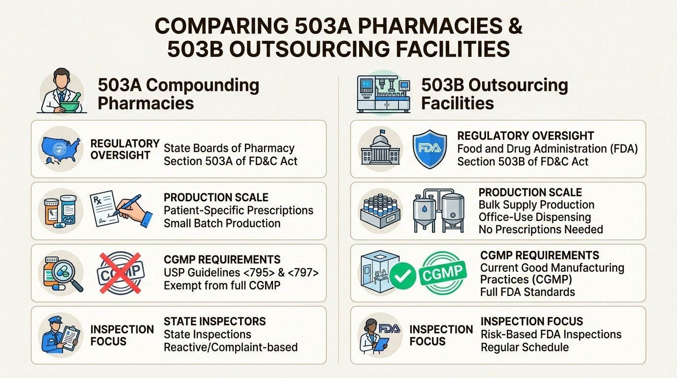 Distinguishing 503A and 503B pharmacies to understand the safety and quality standards governing compounded semaglutide