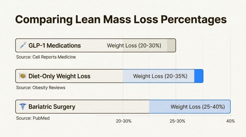 Clinical research findings on muscle preservation during GLP-1 weight loss treatment