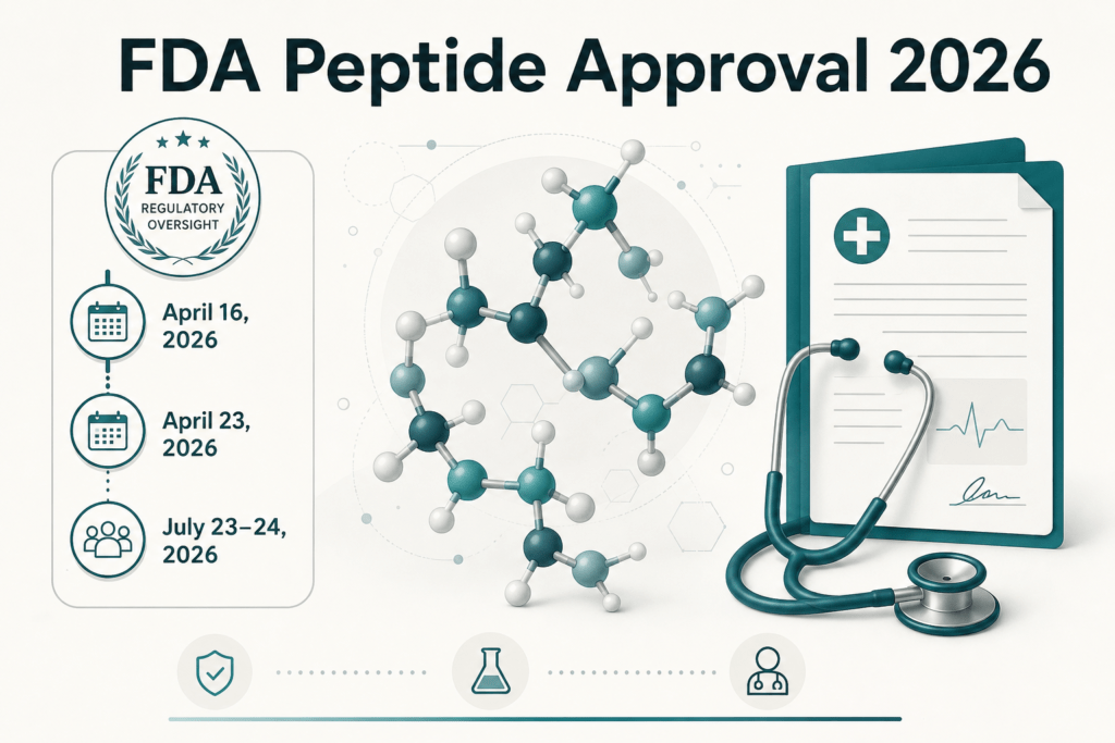 FDA peptide approval 2026 regulatory timeline and decision process