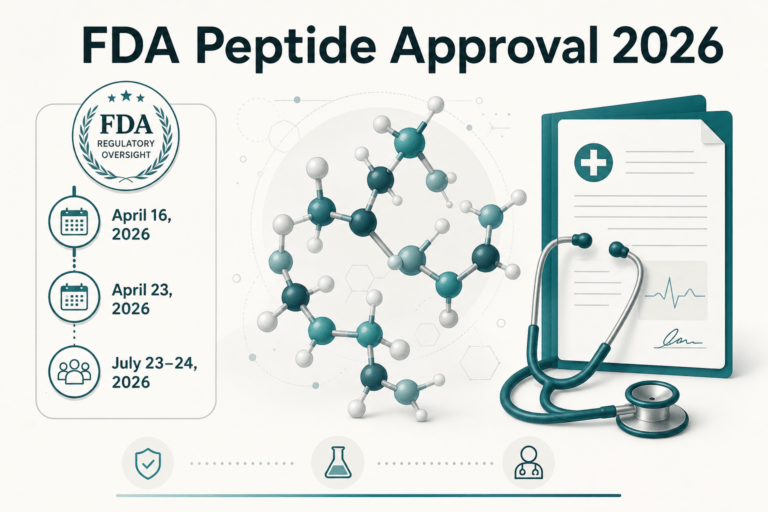 FDA peptide approval 2026 regulatory timeline and decision process