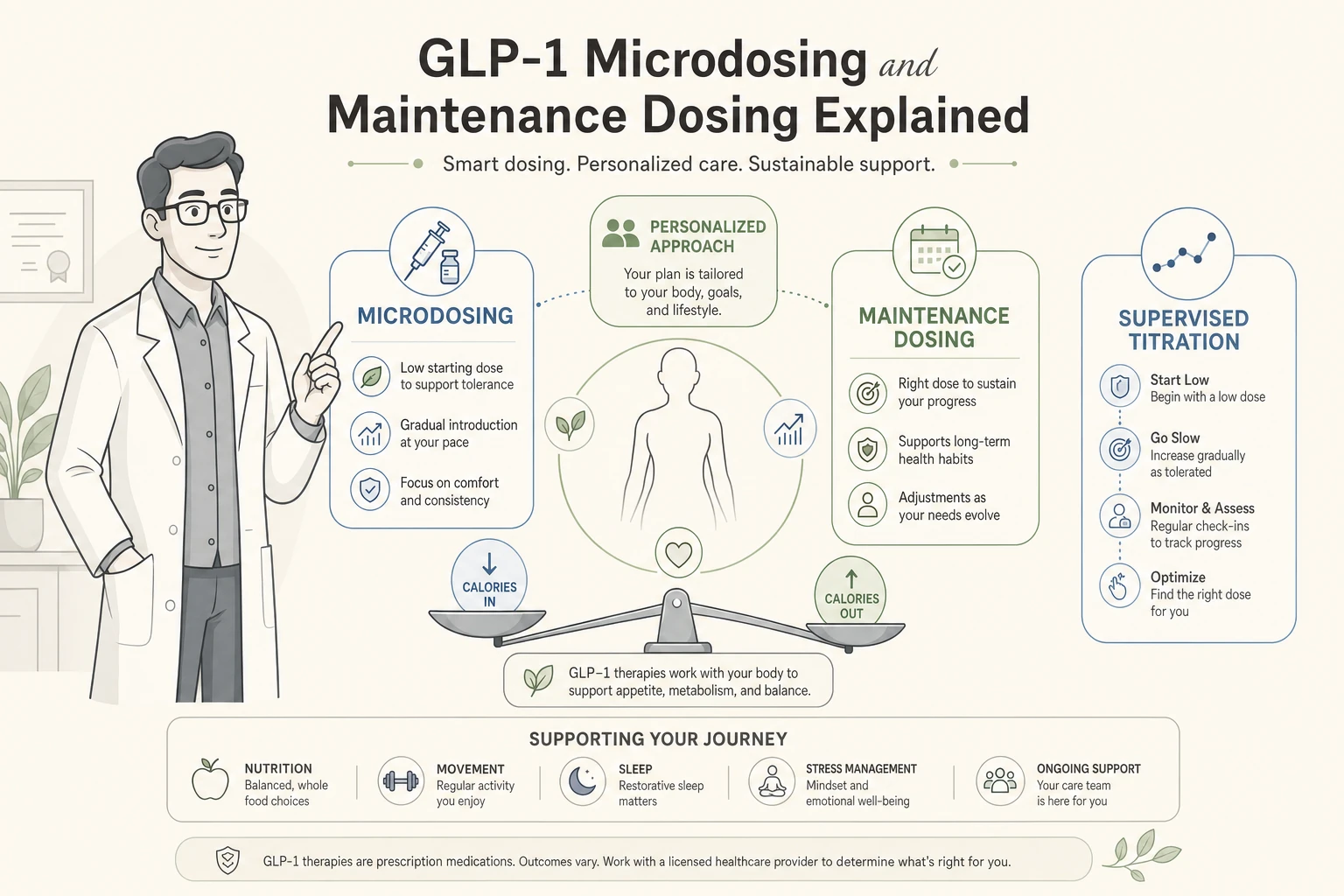 GLP-1 Microdosing and Maintenance Dosing Explained
