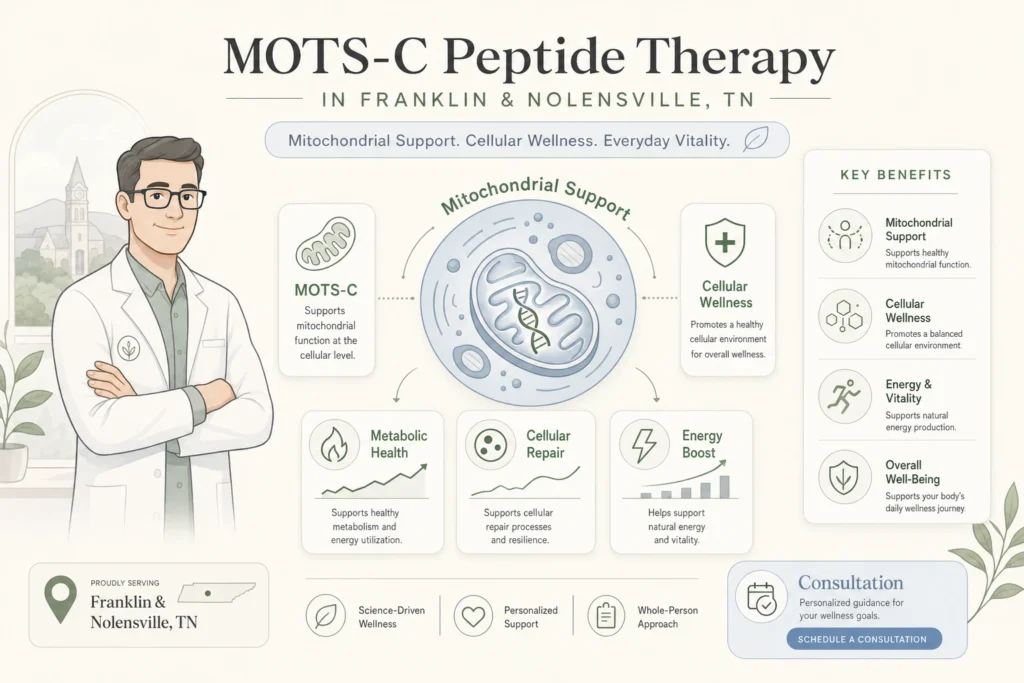 MOTS-C peptide therapy at Body Works in Nolensville, TN