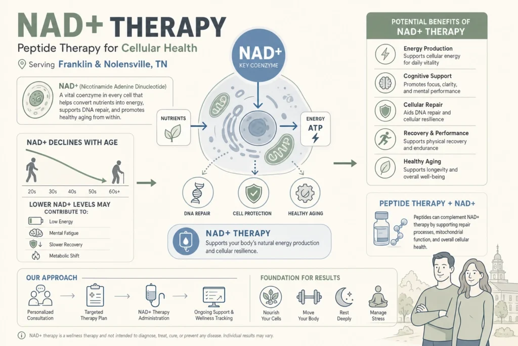 NAD+ IV therapy at Body Works in Franklin, TN