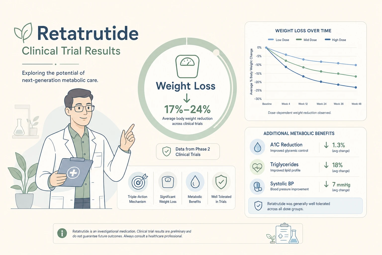 Retatrutide (GLP-3) Results: What Trials Actually Show