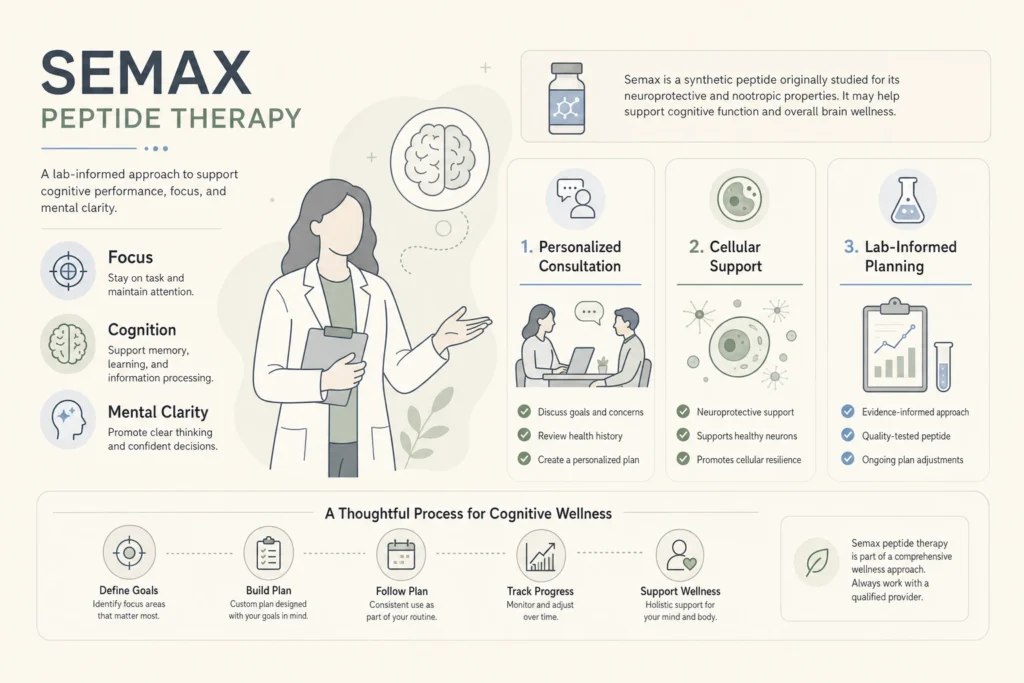 Semax peptide therapy consultation at Body Works in Franklin, TN