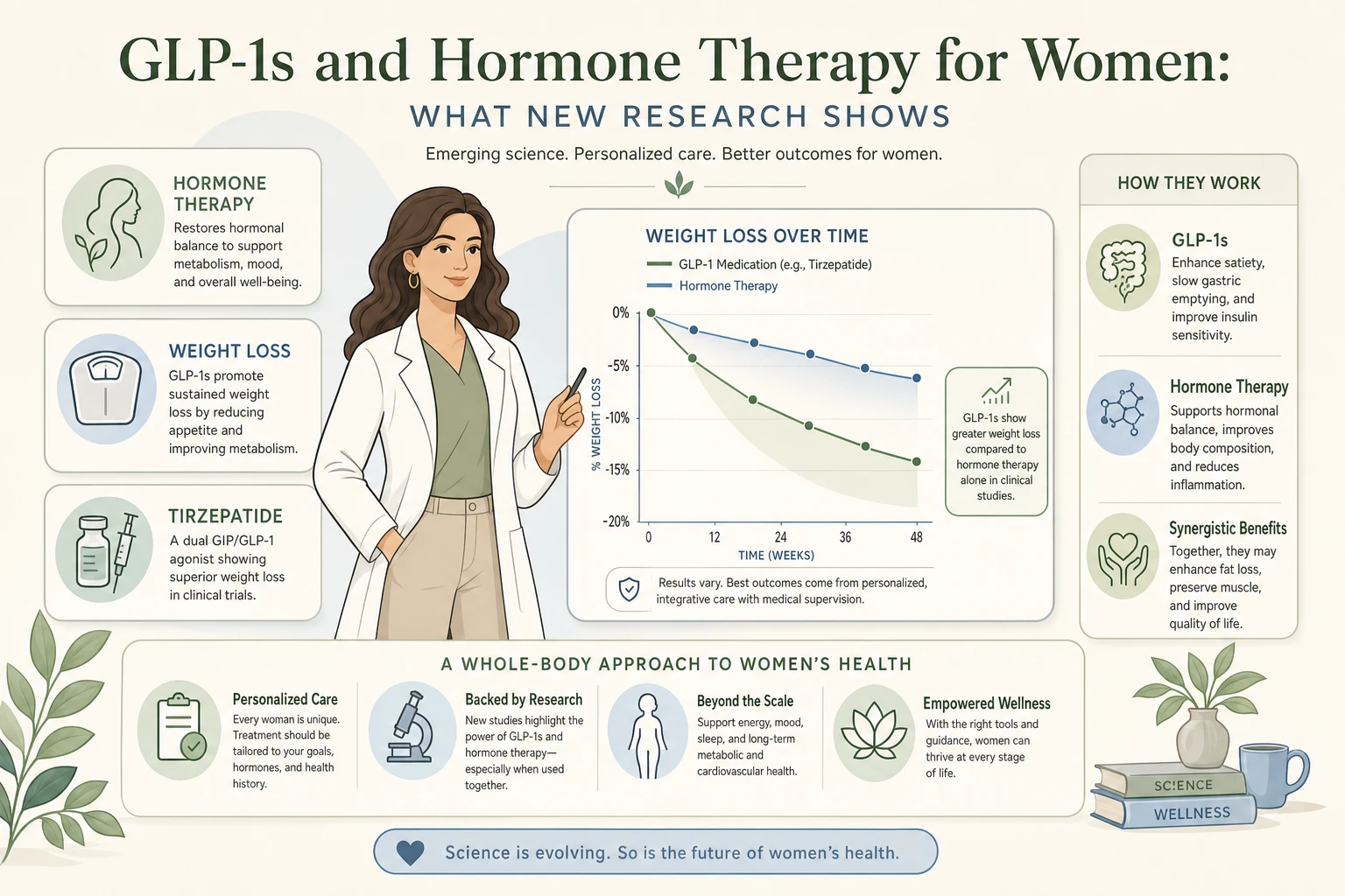 GLP-1s and Hormone Therapy for Women: What New Research Shows