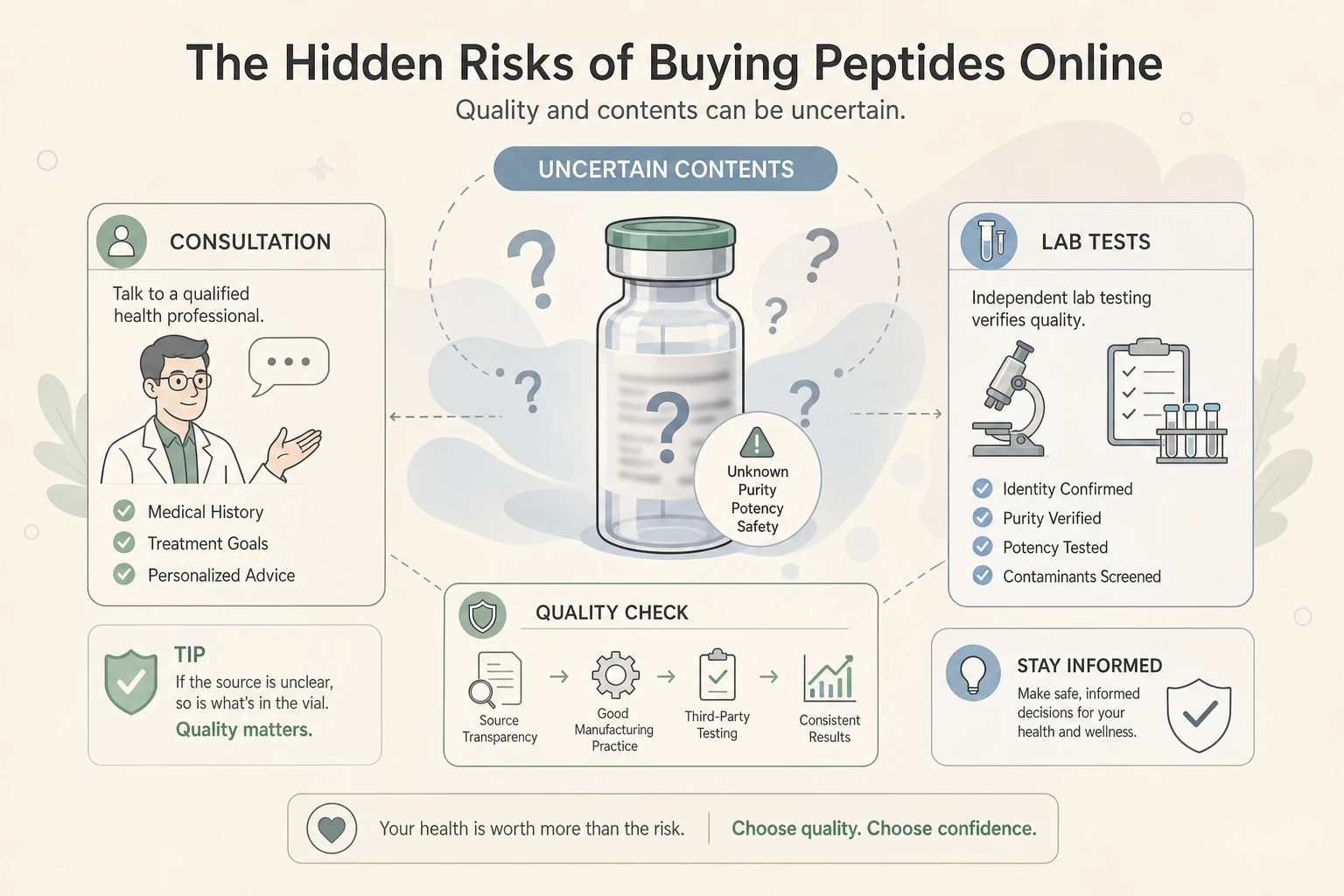 The Real Dangers of Buying Peptides Online