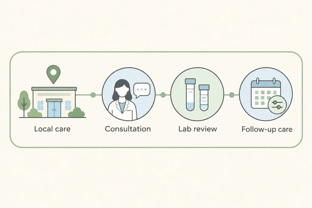 Supporting illustration for Semaglutide in Nolensville, TN: Availability and How to Start in a modern medical wellness setting
