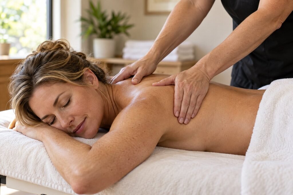 Therapeutic massage session at Body Works in Nolensville, TN